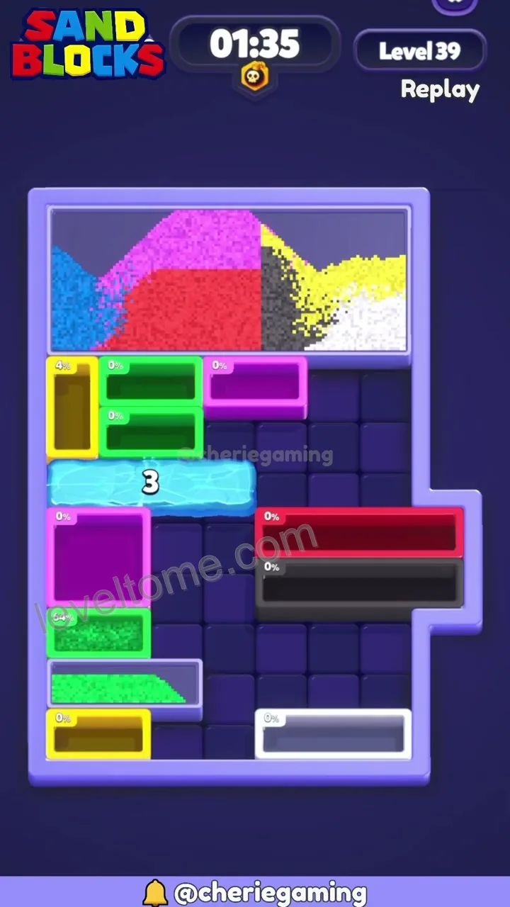 Sand Blocks Level 39 step 7