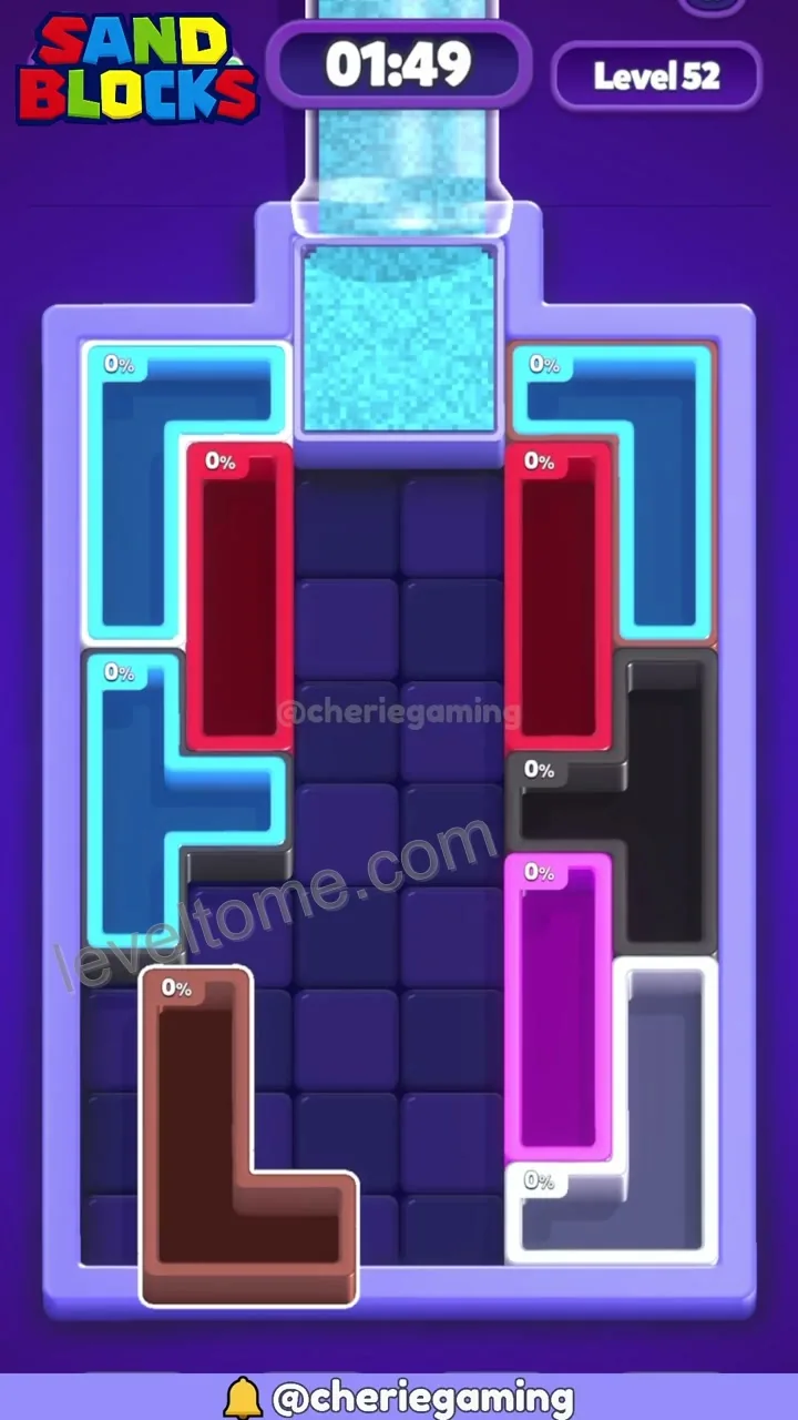 Sand Blocks Level 52 step 5