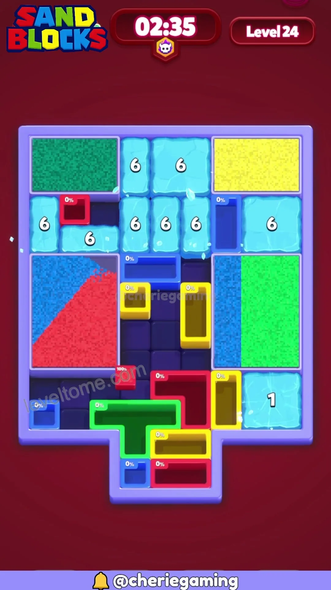 Sand Blocks Level 24 step 2