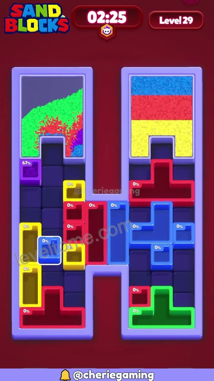 Sand Blocks Level 29 step 5