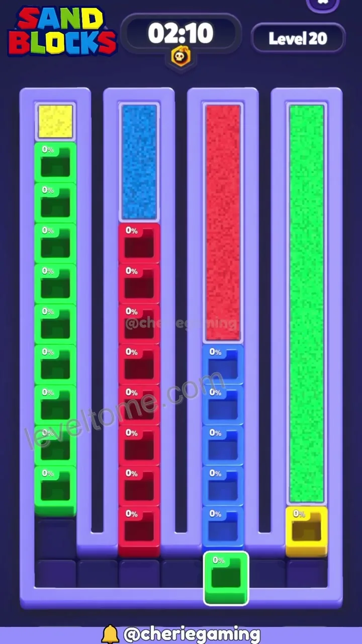 Sand Blocks Level 20 step 2