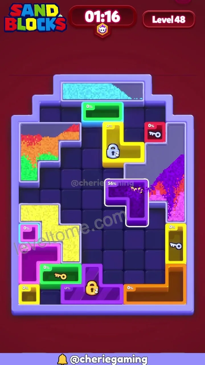 Sand Blocks Level 48 step 5