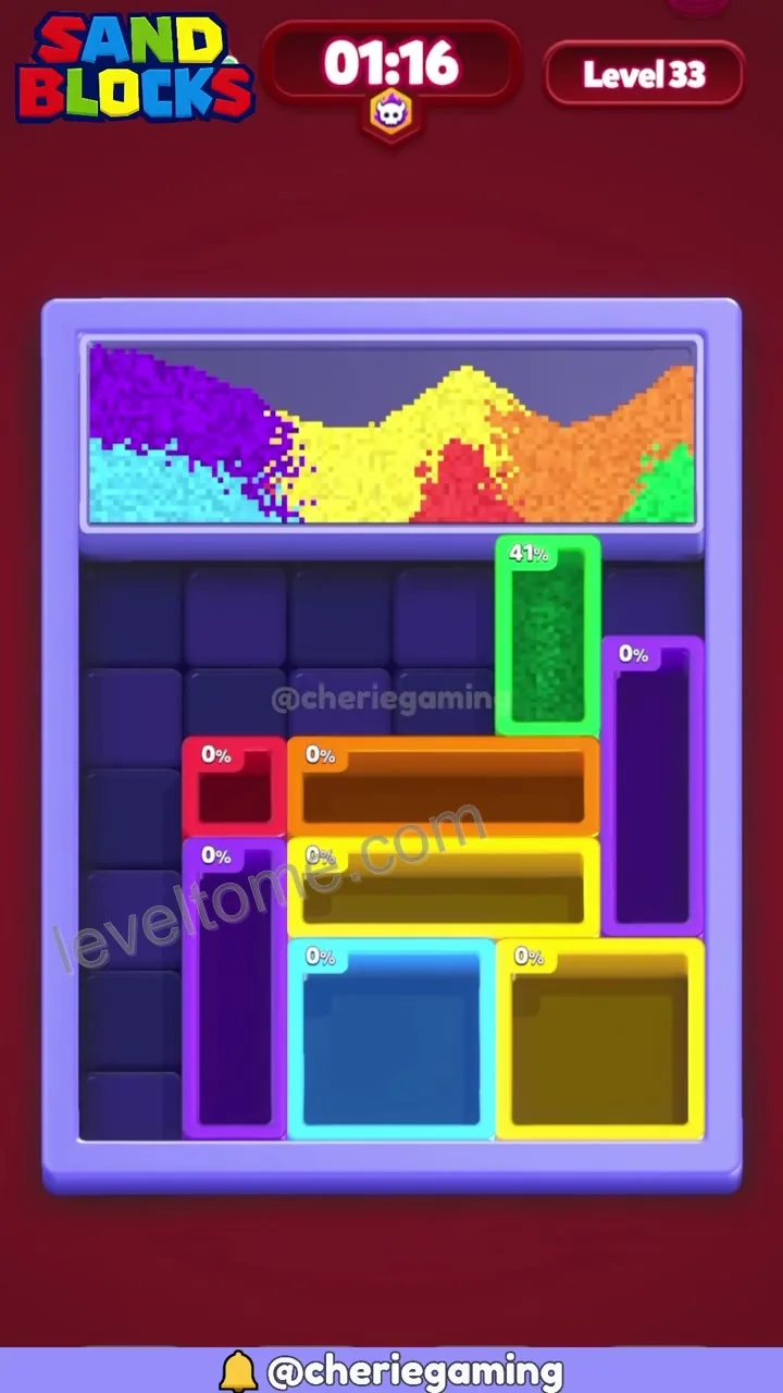 Sand Blocks Level 33 step 4