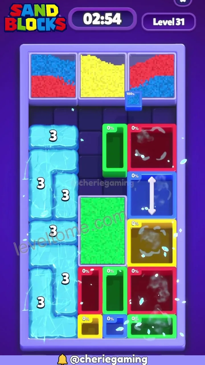 Sand Blocks Level 31 step 4