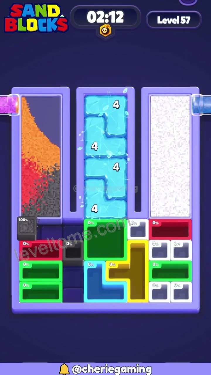 Sand Blocks Level 57 step 3