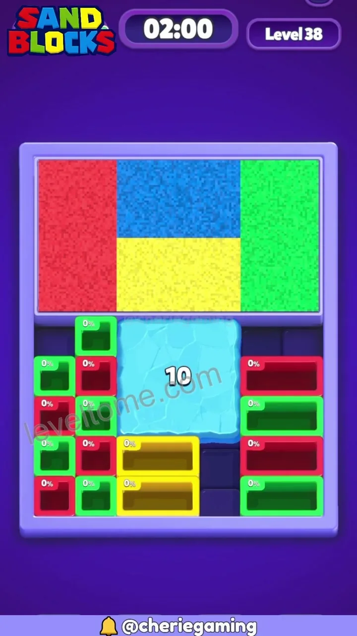 Sand Blocks Level 38