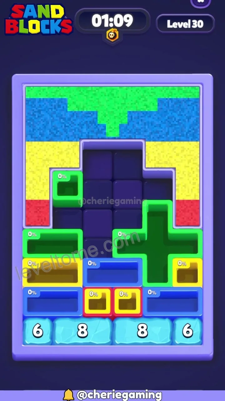 Sand Blocks Level 30 step 2