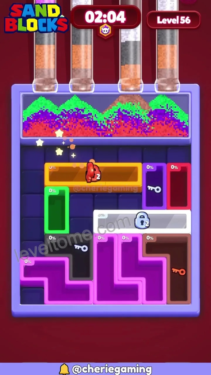 Sand Blocks Level 56 step 6