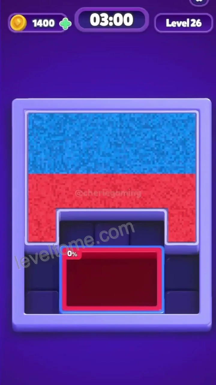 Sand Blocks Level 26 step 2