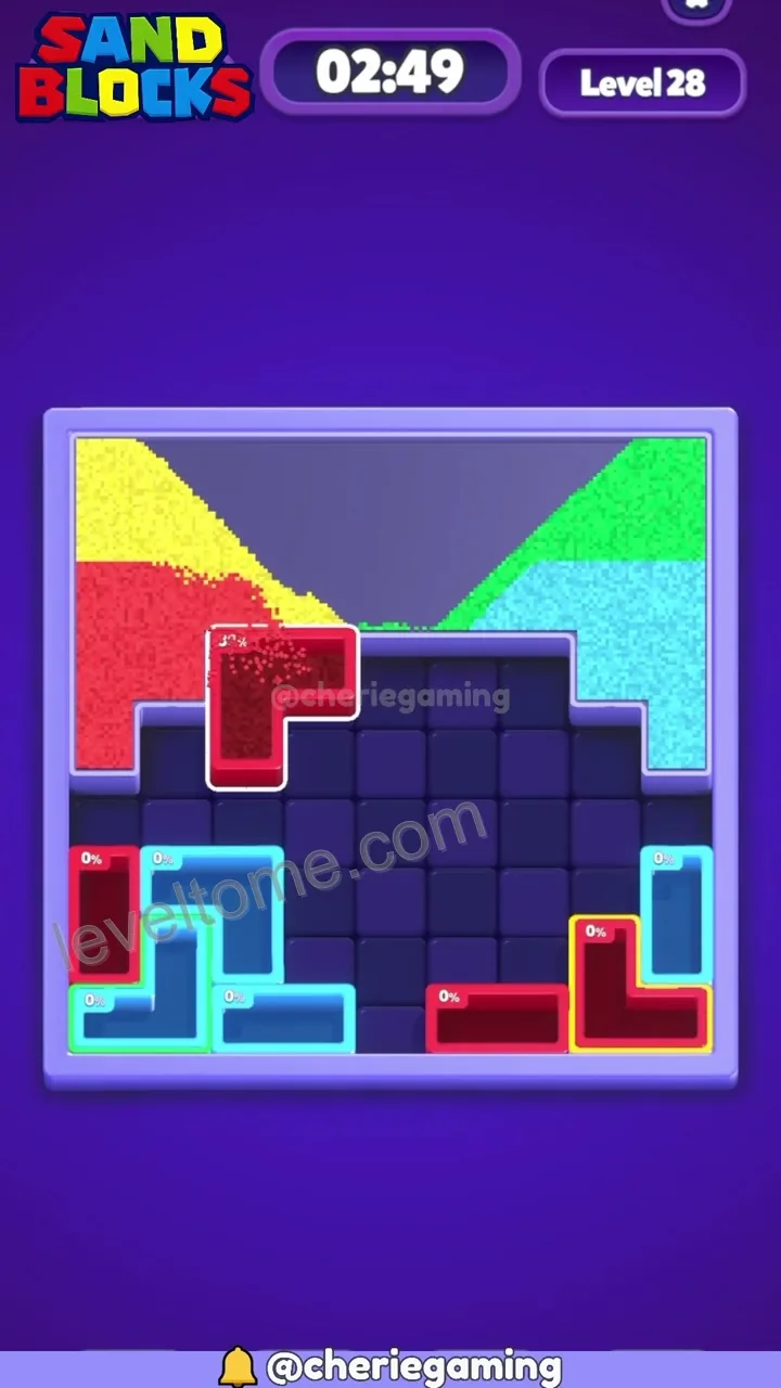 Sand Blocks Level 28 step 4