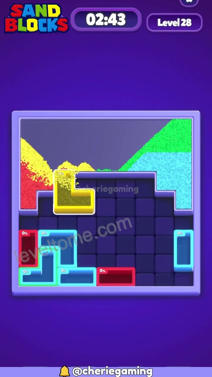 Sand Blocks Level 28 step 5