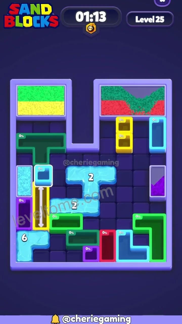 Sand Blocks Level 25 step 4