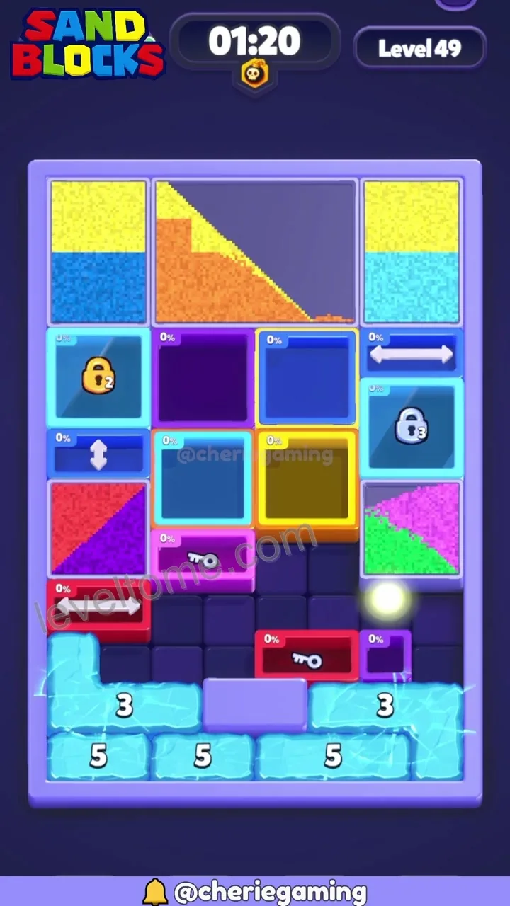 Sand Blocks Level 49 step 4