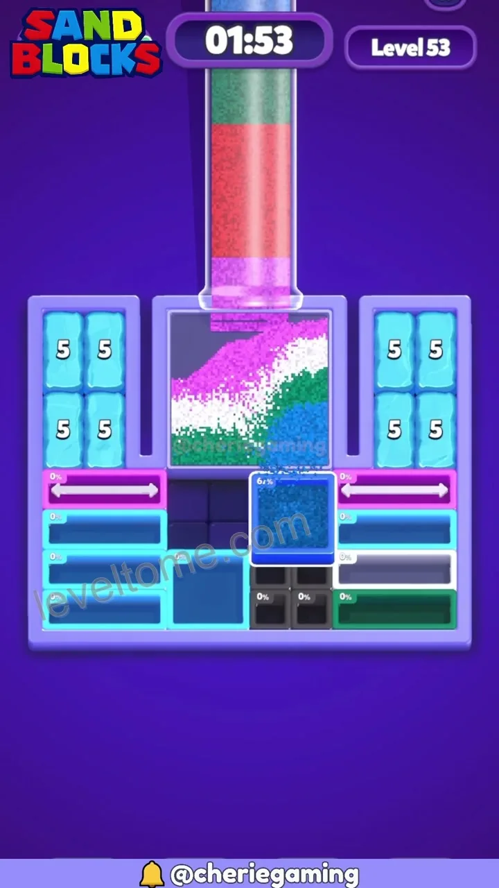 Sand Blocks Level 53 step 3