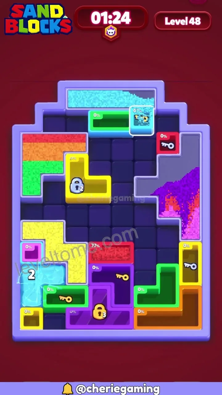Sand Blocks Level 48 step 4