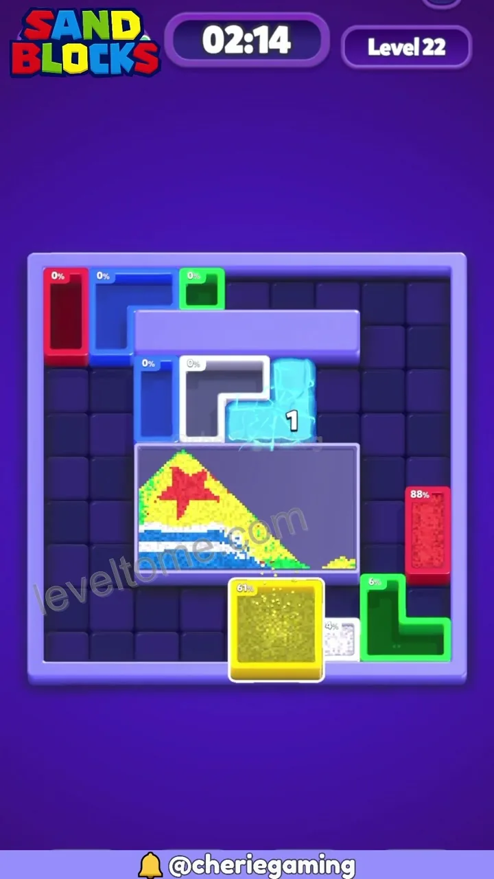 Sand Blocks Level 22 step 5