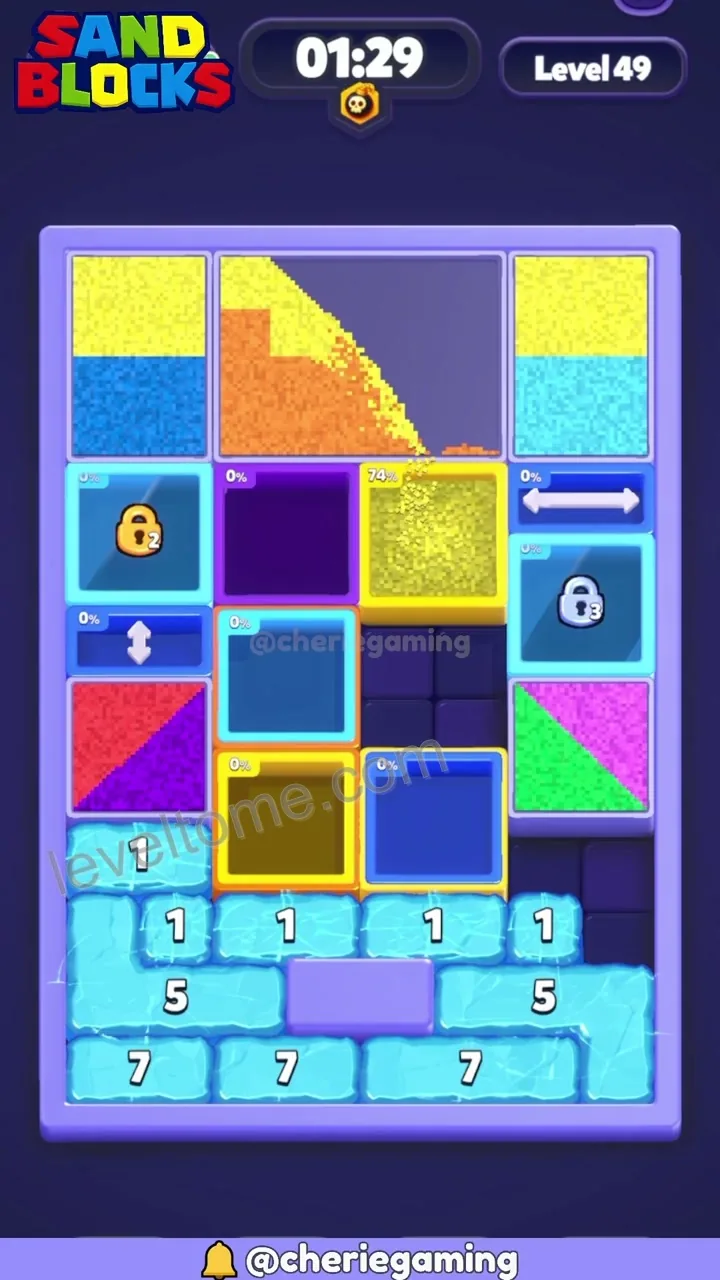 Sand Blocks Level 49 step 3