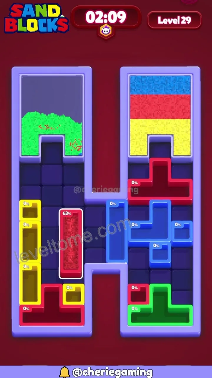 Sand Blocks Level 29 step 7