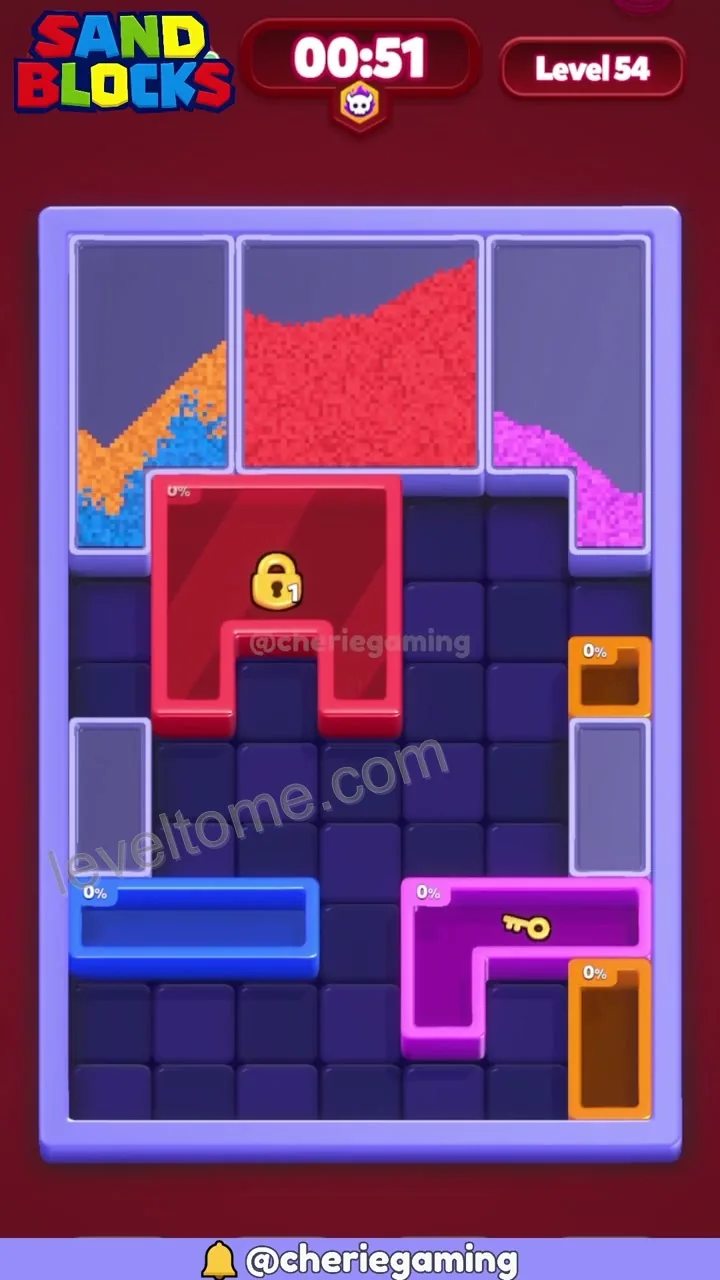 Sand Blocks Level 54 step 6