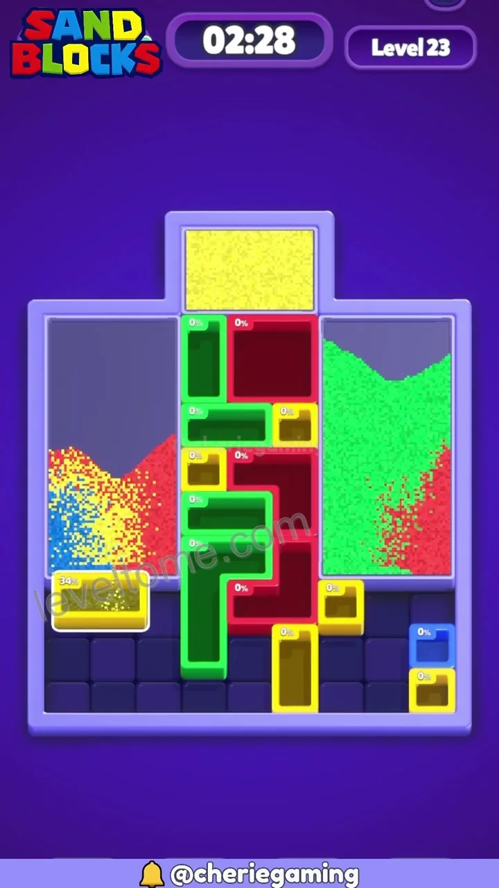 Sand Blocks Level 23 step 7
