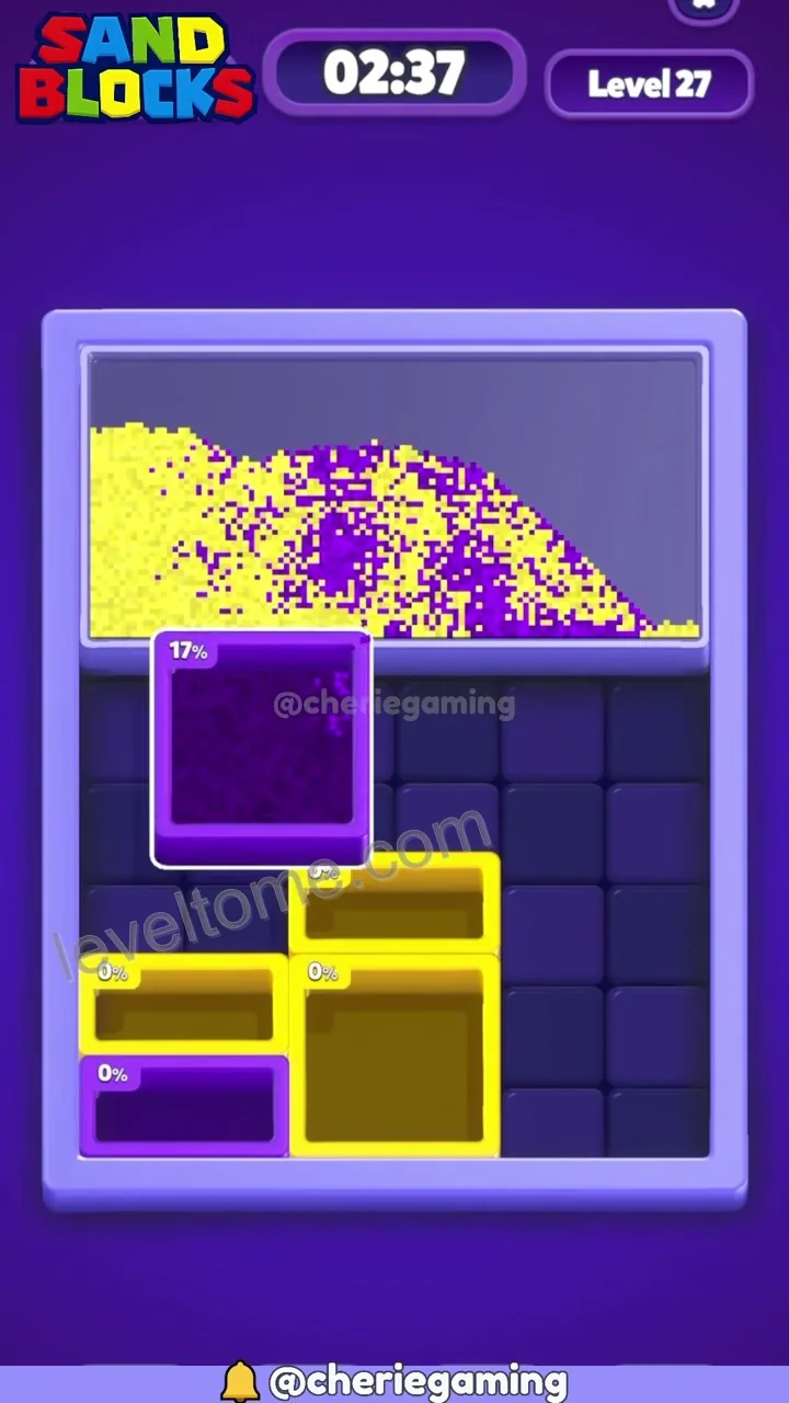 Sand Blocks Level 27 step 4
