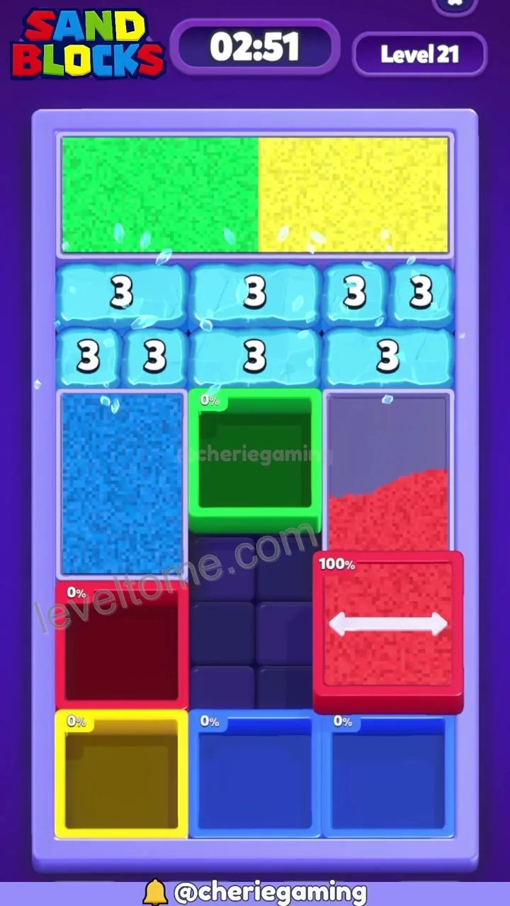 Sand Blocks Level 21 step 4