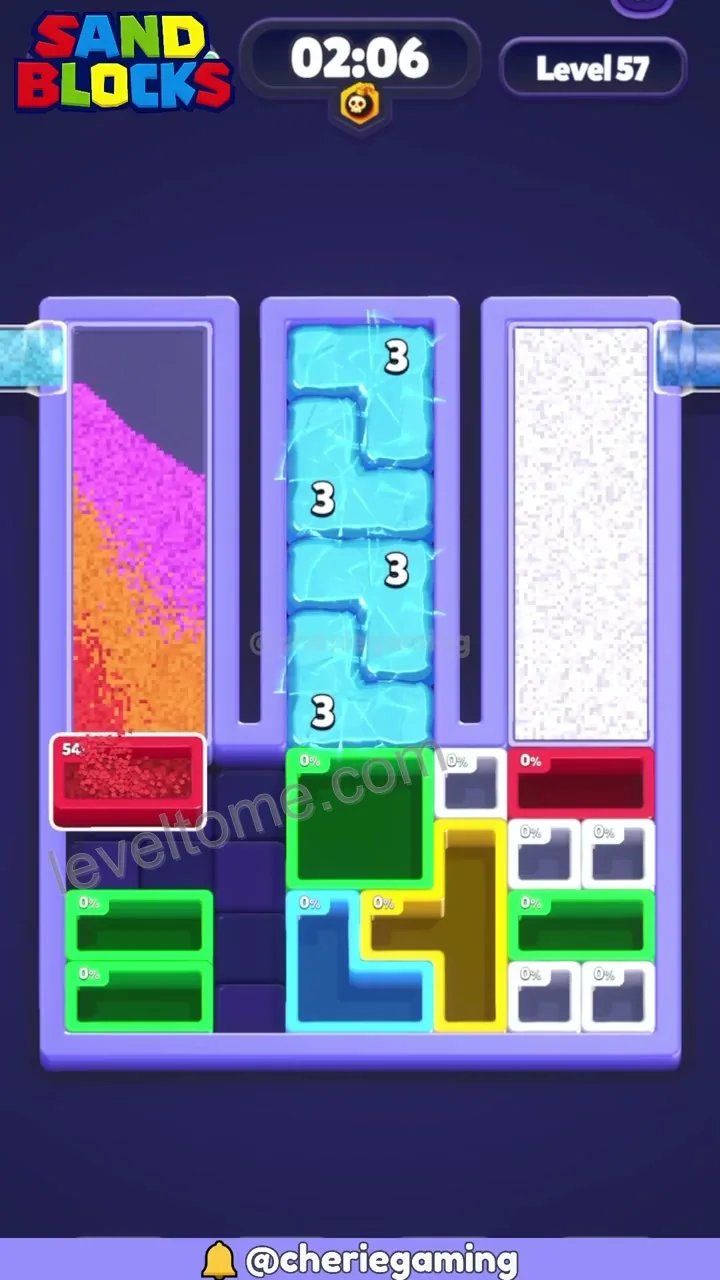 Sand Blocks Level 57 step 4