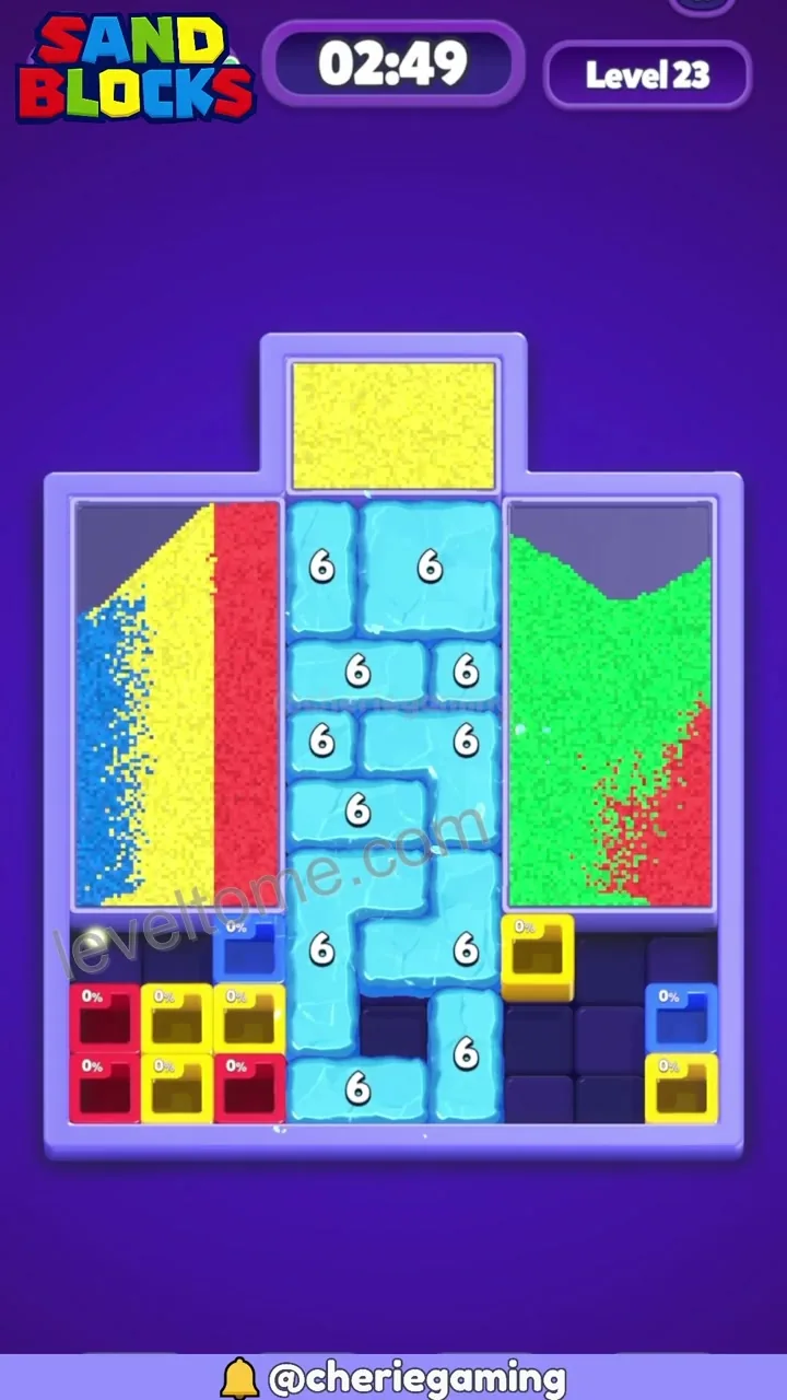Sand Blocks Level 23 step 4
