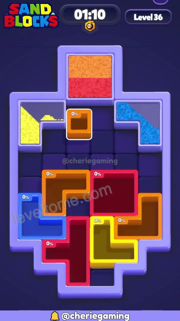 Sand Blocks Level 36 step 3