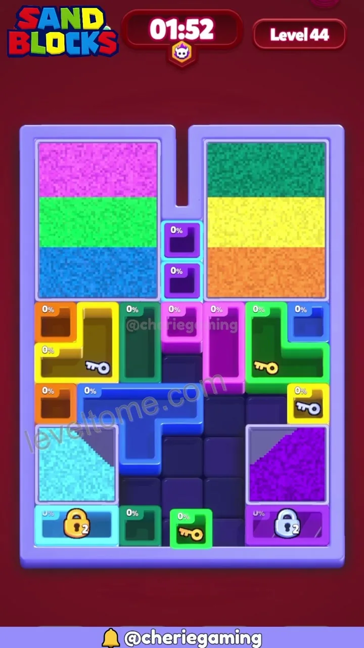 Sand Blocks Level 44 step 3