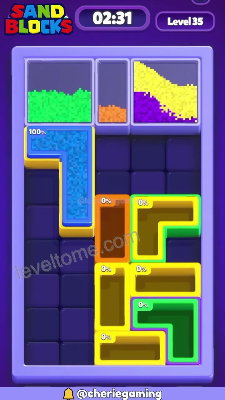 Sand Blocks Level 35 step 4
