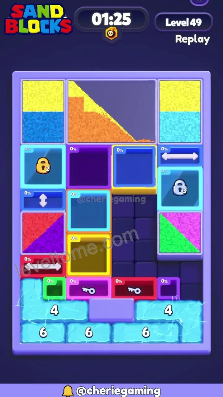 Sand Blocks Level 49 step 7