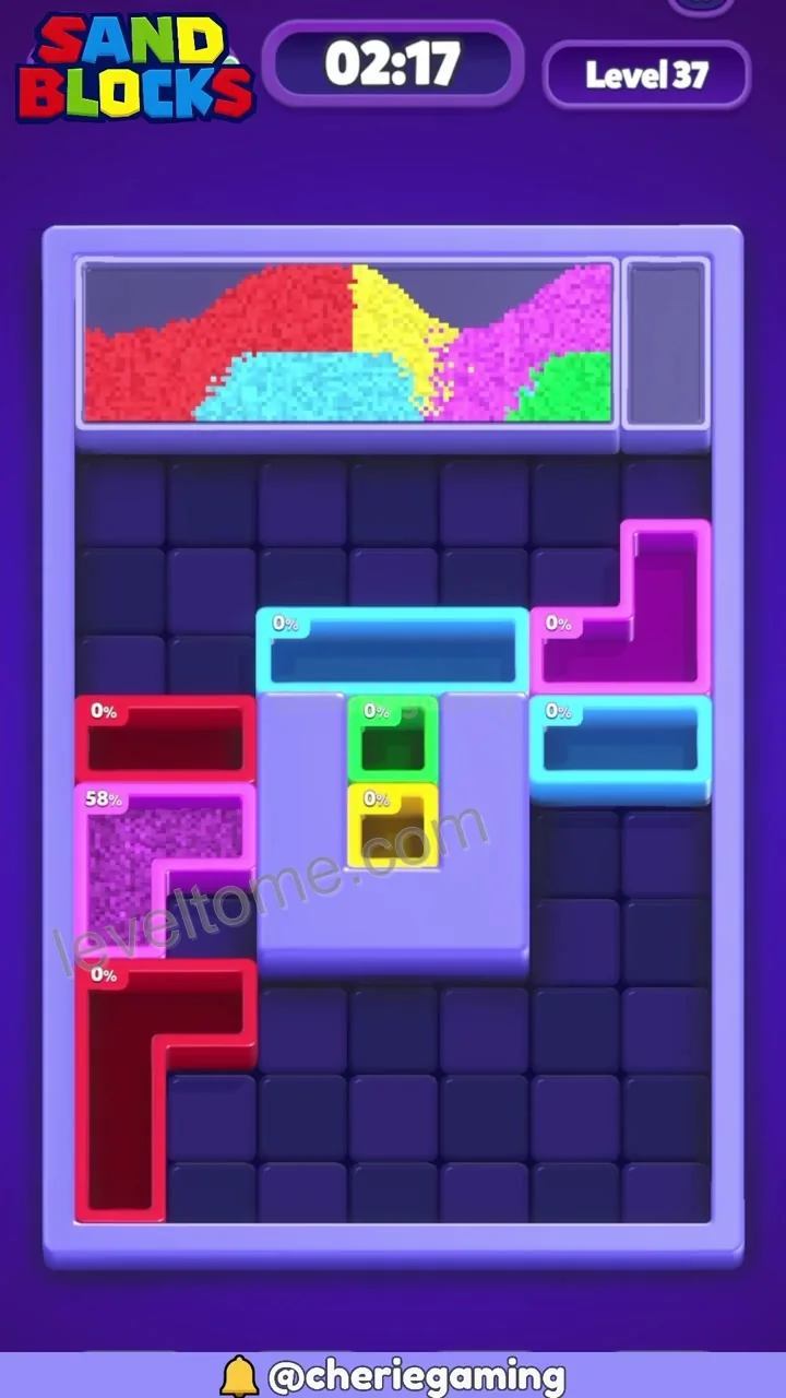 Sand Blocks Level 37 step 5