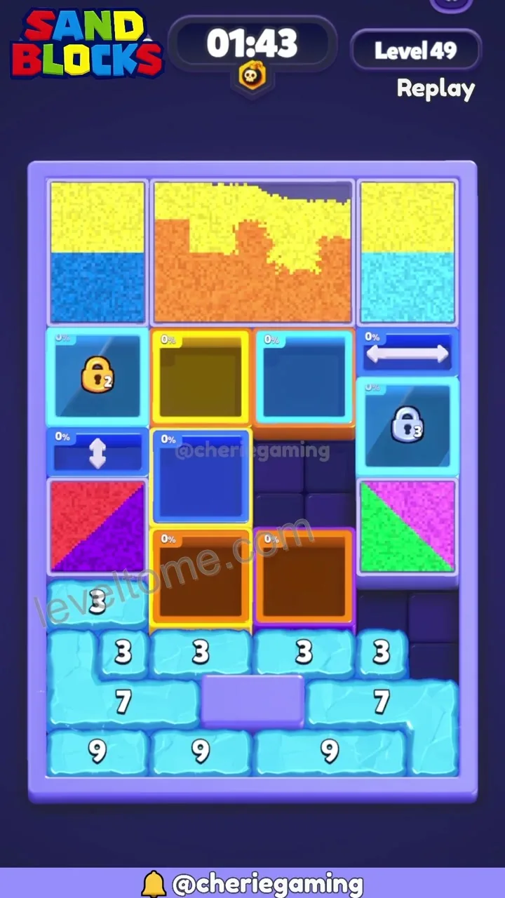 Sand Blocks Level 49 step 6