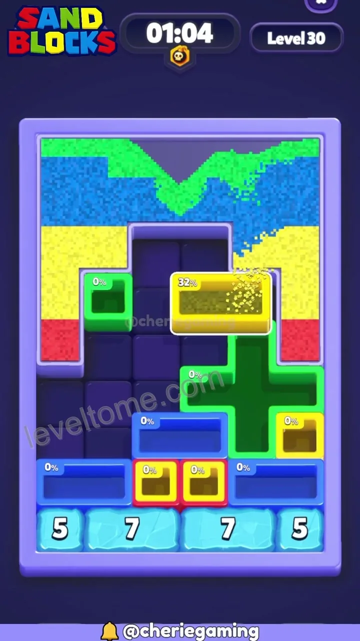 Sand Blocks Level 30 step 3