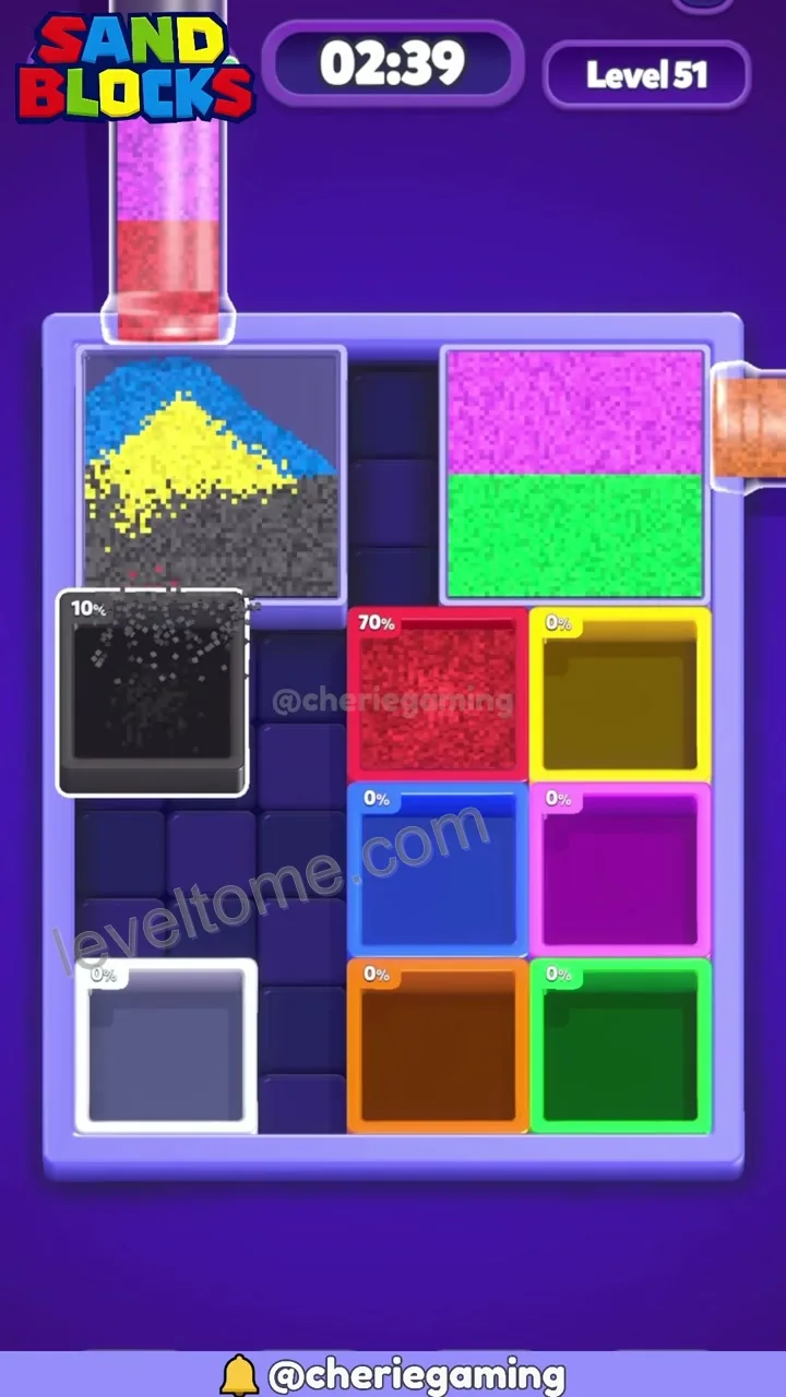 Sand Blocks Level 51 step 3
