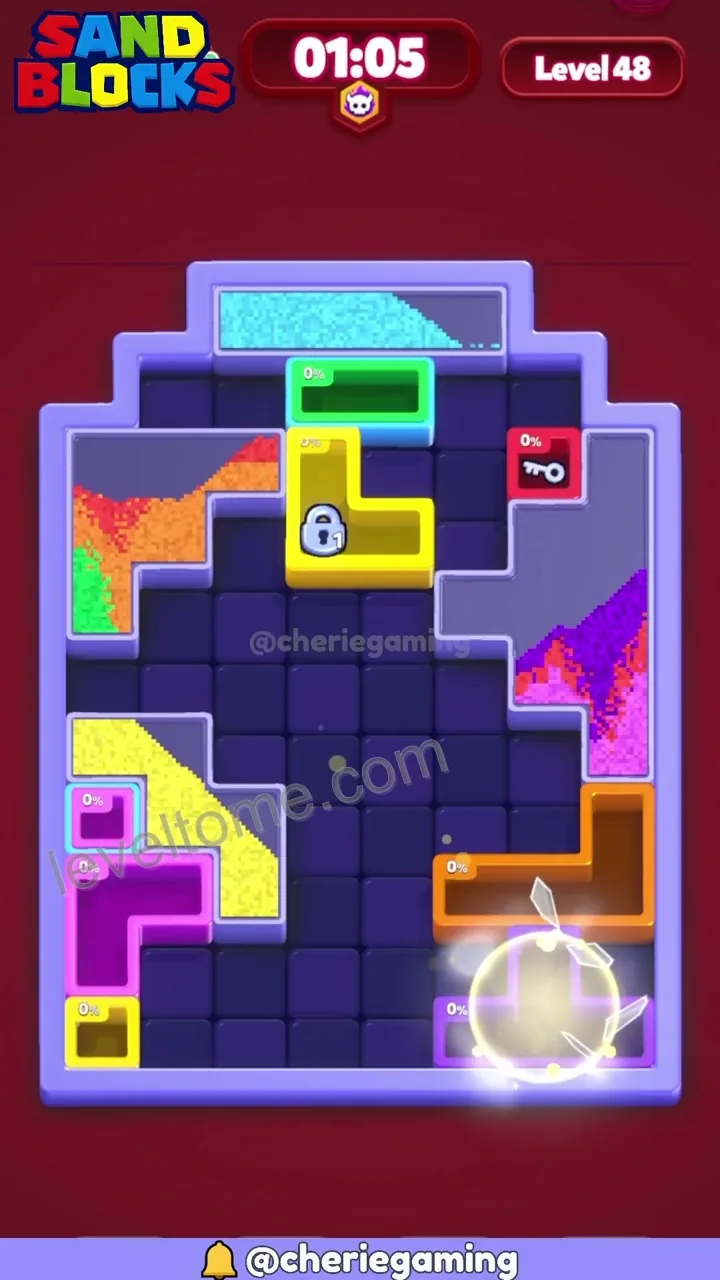 Sand Blocks Level 48 step 6
