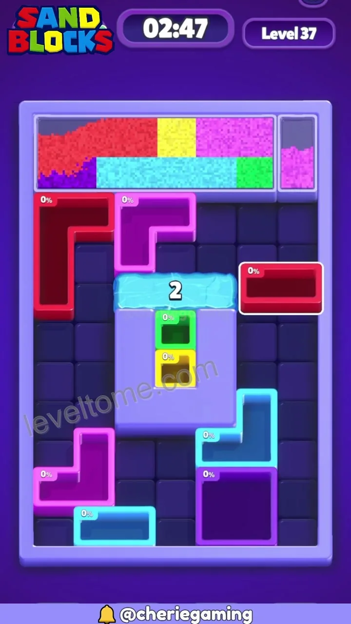 Sand Blocks Level 37 step 3