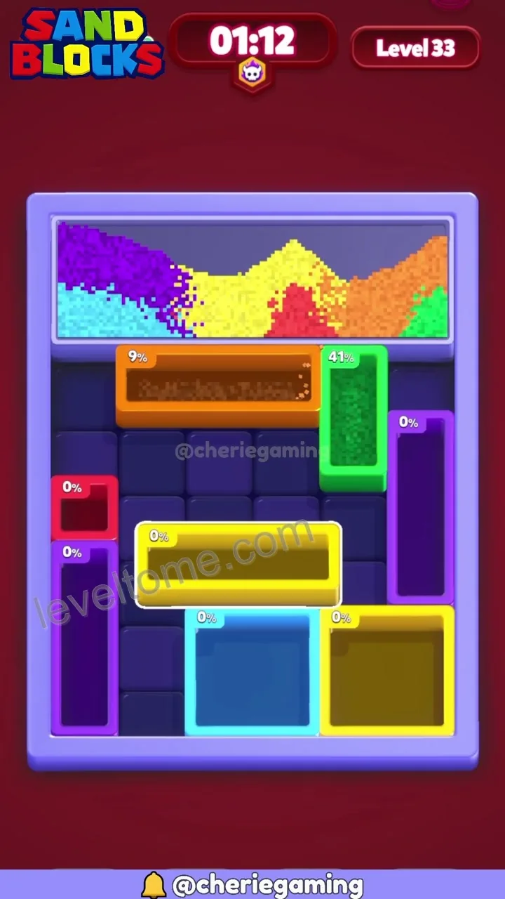 Sand Blocks Level 33 step 5