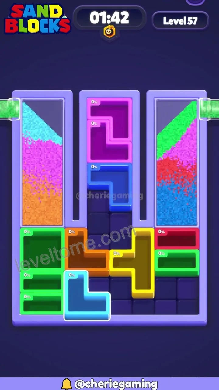 Sand Blocks Level 57 step 7