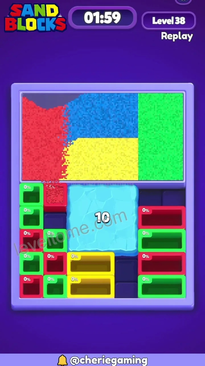 Sand Blocks Level 38 step 6