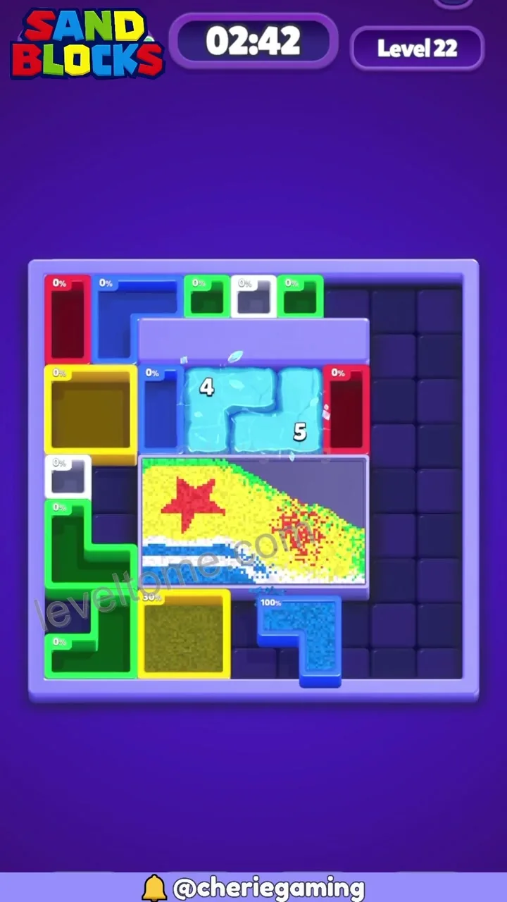 Sand Blocks Level 22 step 3
