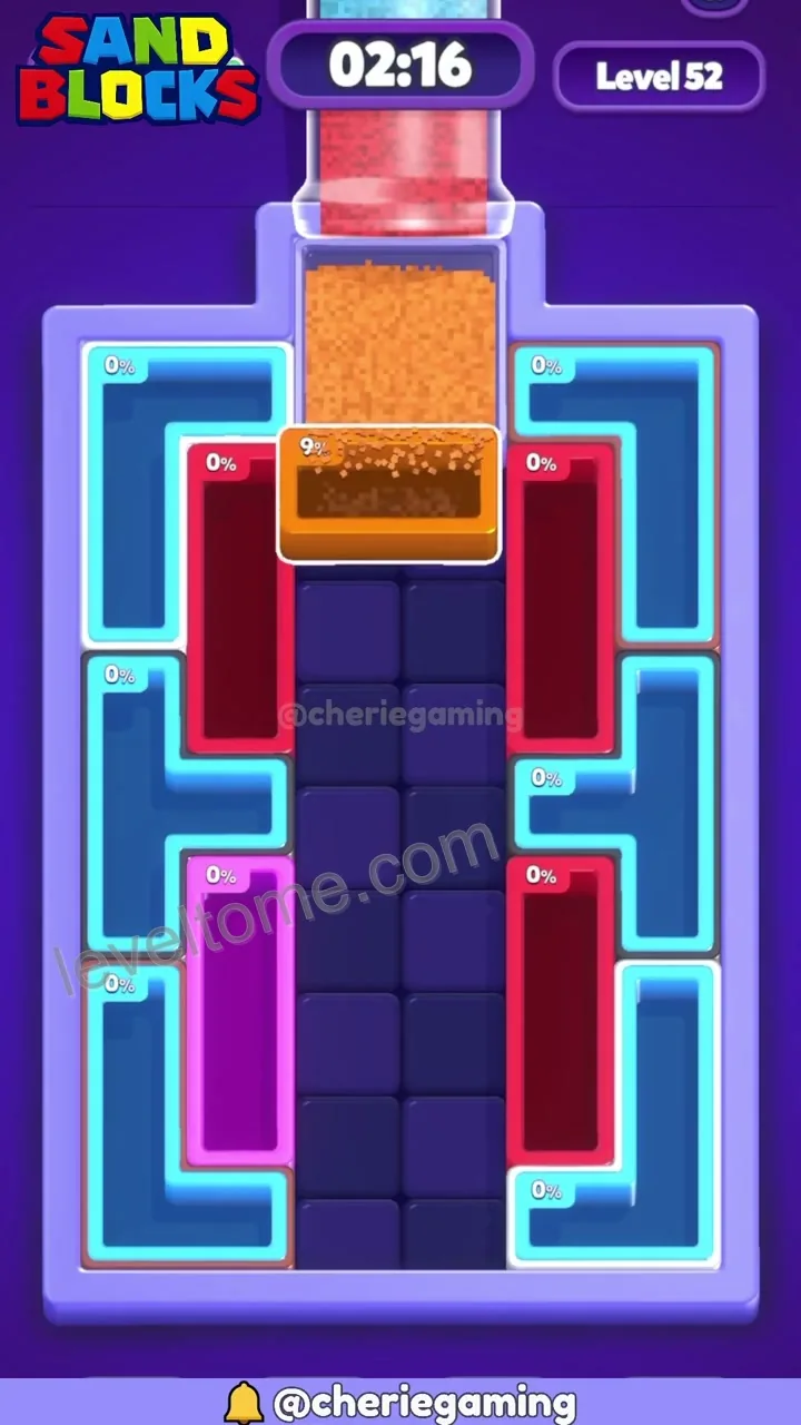 Sand Blocks Level 52 step 3