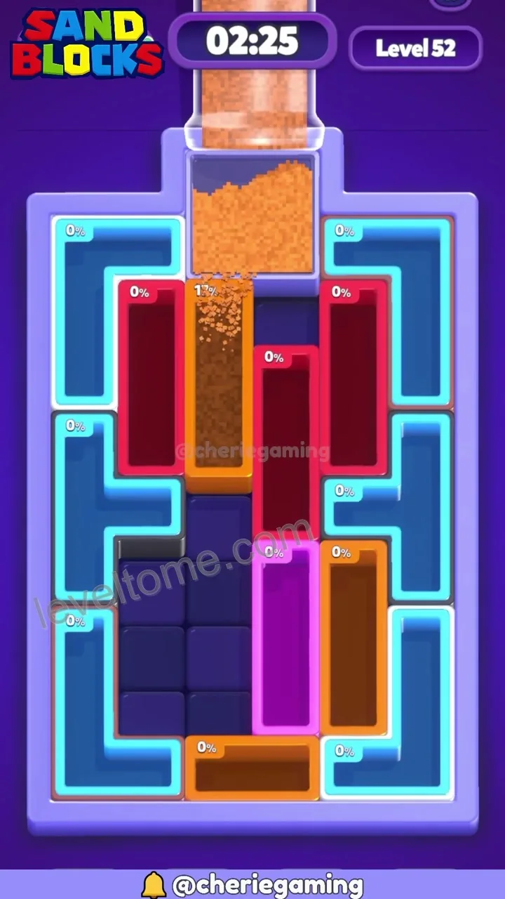 Sand Blocks Level 52 step 2