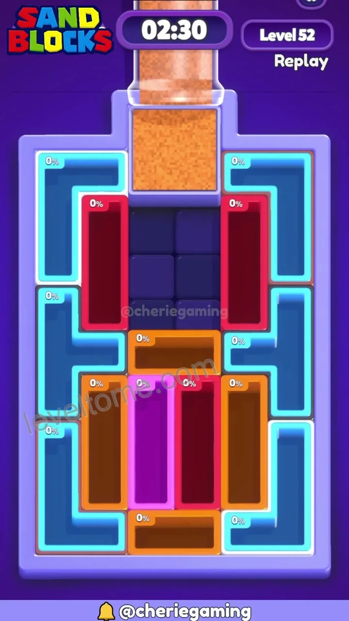 Sand Blocks Level 52 step 6
