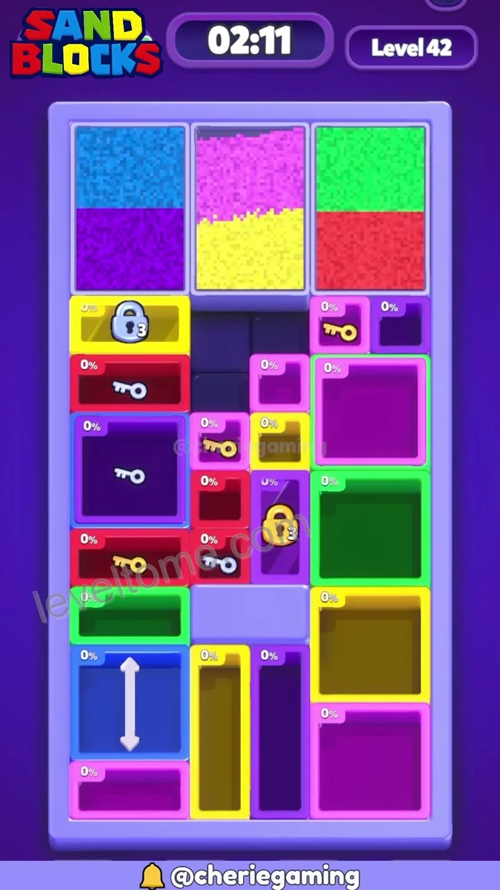 Sand Blocks Level 42 step 2