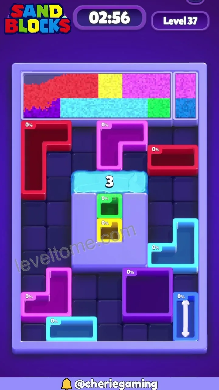 Sand Blocks Level 37 step 2