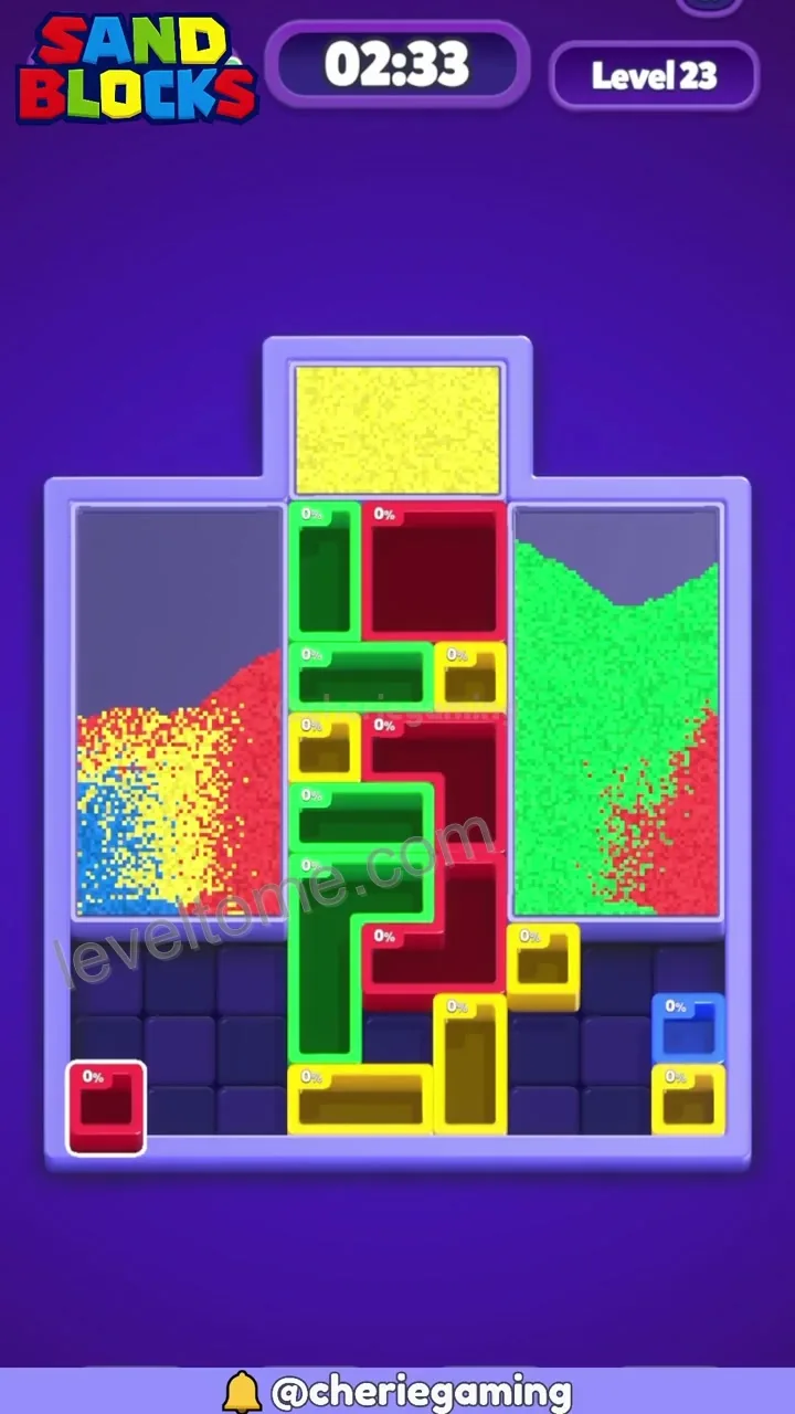 Sand Blocks Level 23 step 6
