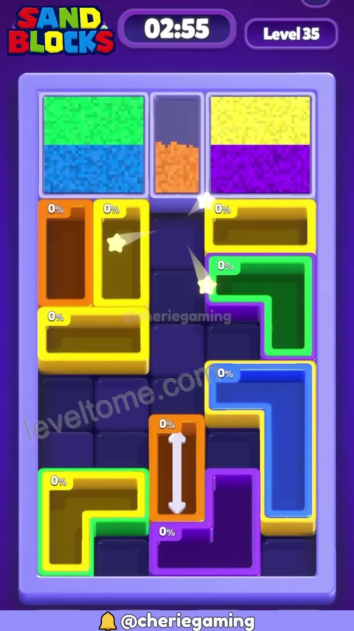 Sand Blocks Level 35 step 2