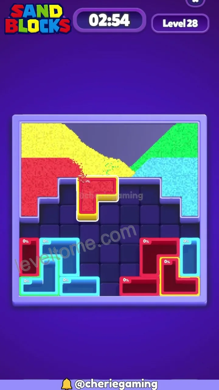 Sand Blocks Level 28 step 3